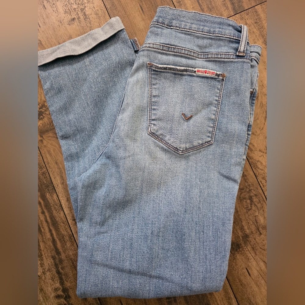 *Hudson Jeans Light Blue Straight Leg‎ Denim